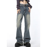 Wide Leg Jeans Female Denim Pants