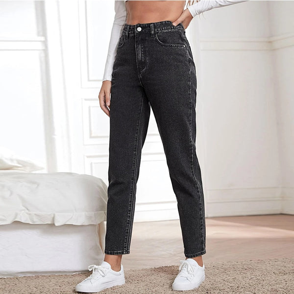 Women‘s Plus Size Jeans High Waisted Jeans 