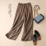 Spring Summer Casual Wide Leg Pants Women