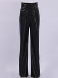  Women Zipper Pocket Soft Long Pant