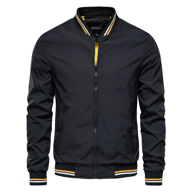 Bomber Jacket Casual Slim Fit Baseball  Jackets