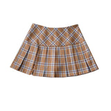 Summer Plaid Skirt for Female