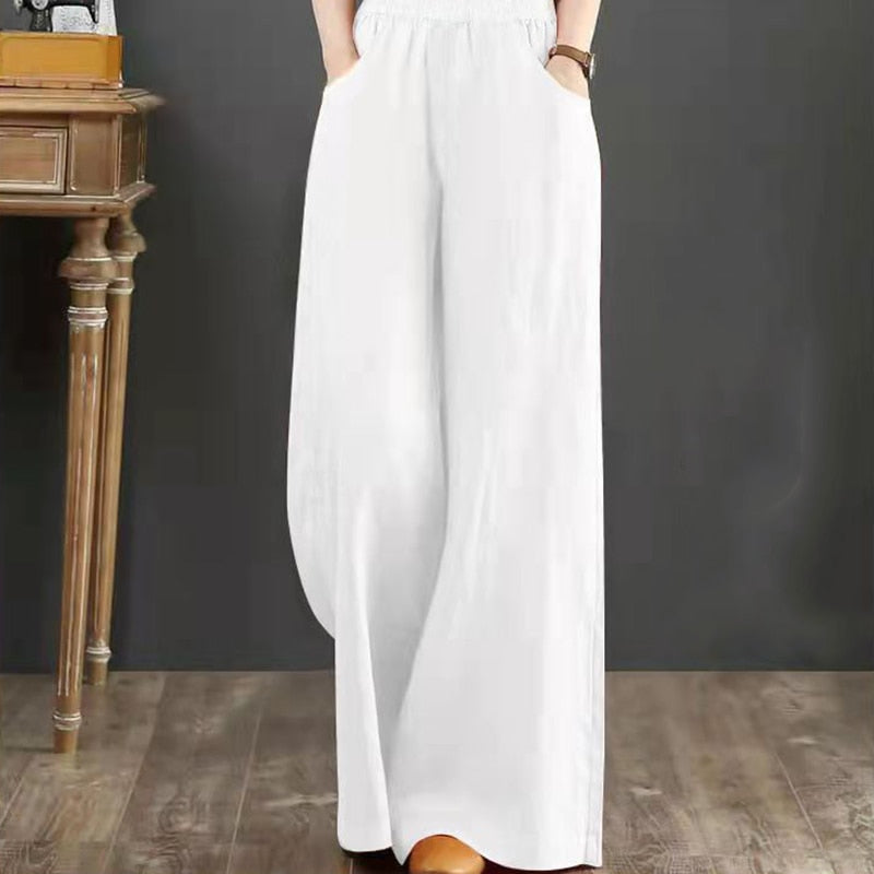  Cotton Linen Pants for Women Vintage