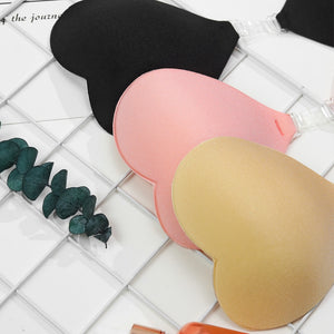 Heart Strapless Adjustable Paste Bra