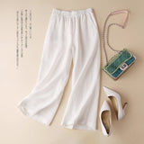 Spring Summer Casual Wide Leg Pants Women