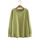 Long Sleeve Tops Spring Autumn