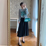 Long Skirts for Women Korean Fashion