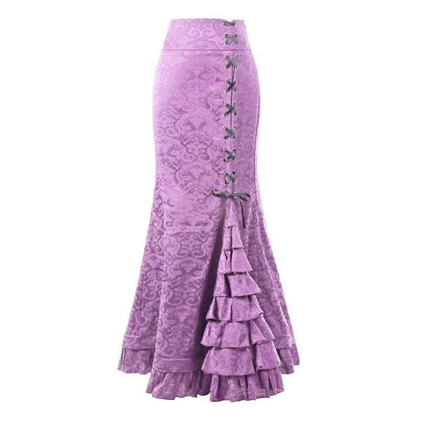  Autumn Winter High Waist Maxi Skirt