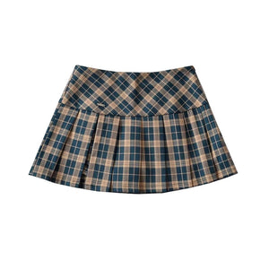 Summer Plaid Skirt for Female