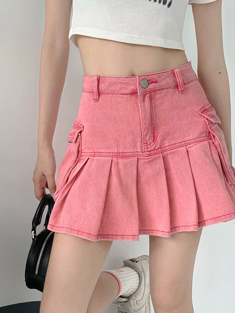 High Waist Micro Skirt