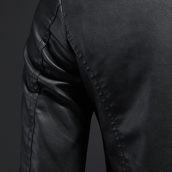  Spring Autumn New Mens Leather Jackets