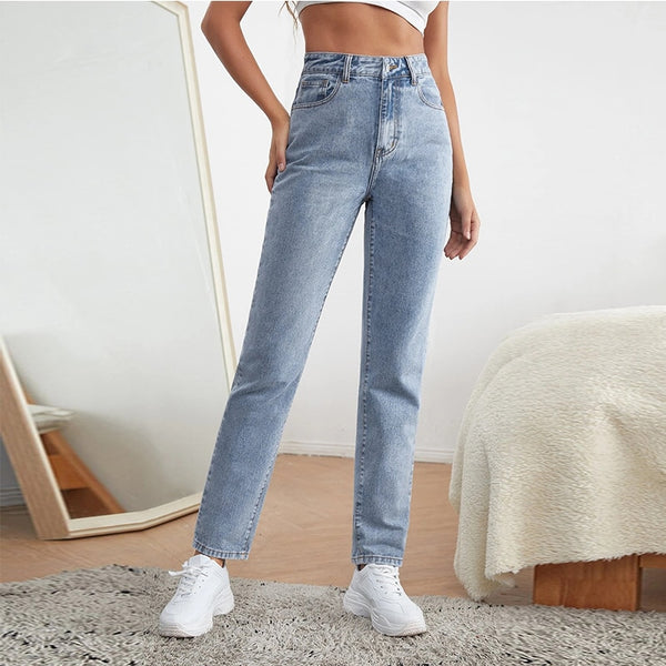 Women‘s Plus Size Jeans High Waisted Jeans 