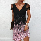 Short Sleeves Mini Dresses Ladies