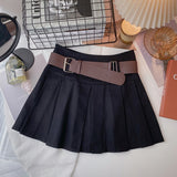 Pleated Skirts for Women Mini High Waist Skirt