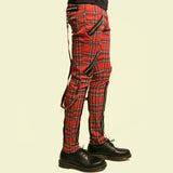 TRIPP BONDAGE RED STRAPS MENS PANT ALTERNATIVE PUNK EMO JEANS PANT