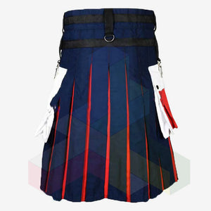 Great Union Flag Hybrid Kilt - United Kingdom Utility Kilt for men