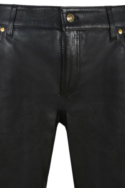 Ladies Leather Pant Black Jeans Casual Style Pant Real Lambskin Trousers 4532 - Fashions Garb