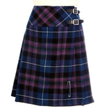 Ladies Billie Knee Length Tartan Kilt Skirt length 20" inch