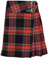 Ladies Billie Knee Length Tartan Kilt Skirt length 20" inch