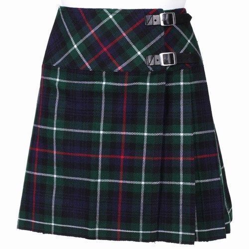 Ladies Billie Knee Length Tartan Kilt Skirt length 20" inch