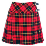 Ladies Billie Knee Length Tartan Kilt Skirt length 20" inch