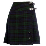 Ladies Billie Knee Length Tartan Kilt Skirt length 20" inch