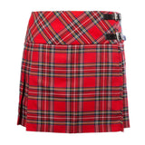 Ladies Billie Mini Tartan Kilt Skirt 16" Length