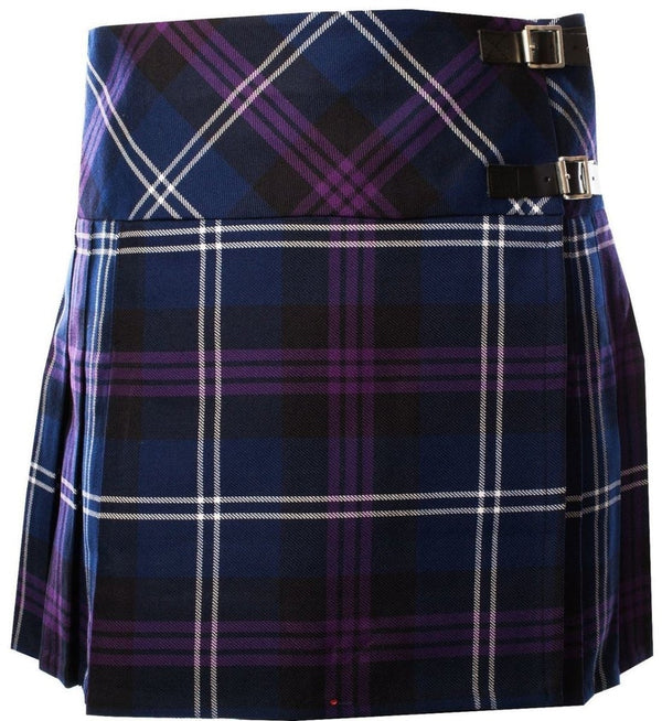 Ladies Billie Mini Tartan Kilt Skirt