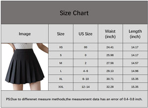 Mini Skirts Women Pleated High Waist Skirt