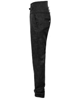 Men's Apocrypha Trousers Pants Steampunk Black Brocade Vintage