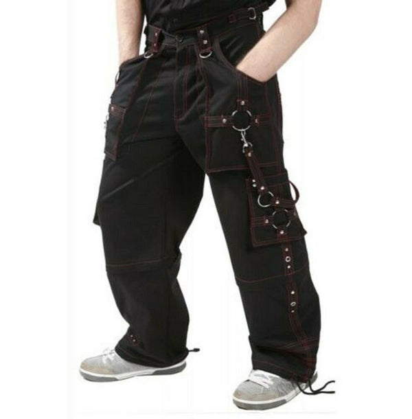 Men Bondage Tripp Trouser Gothic Transformer Baggy Pants Trouser EMO