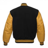  Real Leather Bomber Jacket