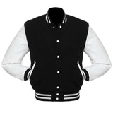 Leather Jacket College Letterman Bomber