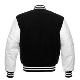 Leather Jacket College Letterman Bomber