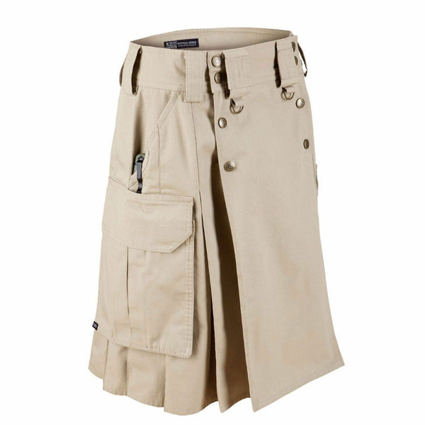 Military Combat Men's Heavy Duty 100% Cotton Utility Kilt