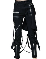 EXTREME BONDAGE GOTHIC PUNK ROCKER CYBER GOTH STEAMPUNK BIKER TRIPP PANTS