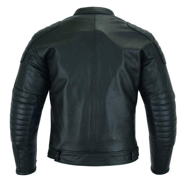 Men's Leather Motorbike Motorcycle Jacket Touring With Genuine CE Armour Biker - Fashions Garb