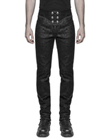 Men's Syndicate Trousers Pants Steampunk Black Brocade