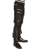 EXTREME BONDAGE GOTHIC PUNK ROCKER CYBER GOTH STEAMPUNK BIKER TRIPP PANTS