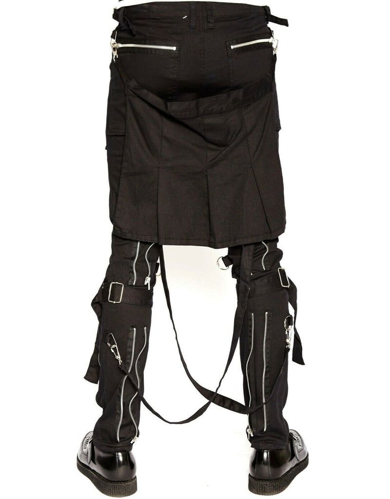 EXTREME BONDAGE GOTHIC PUNK ROCKER CYBER GOTH STEAMPUNK BIKER TRIPP PANTS