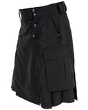 Black Upholder Tactical Kilt Scottish Fashion Kilt For Men